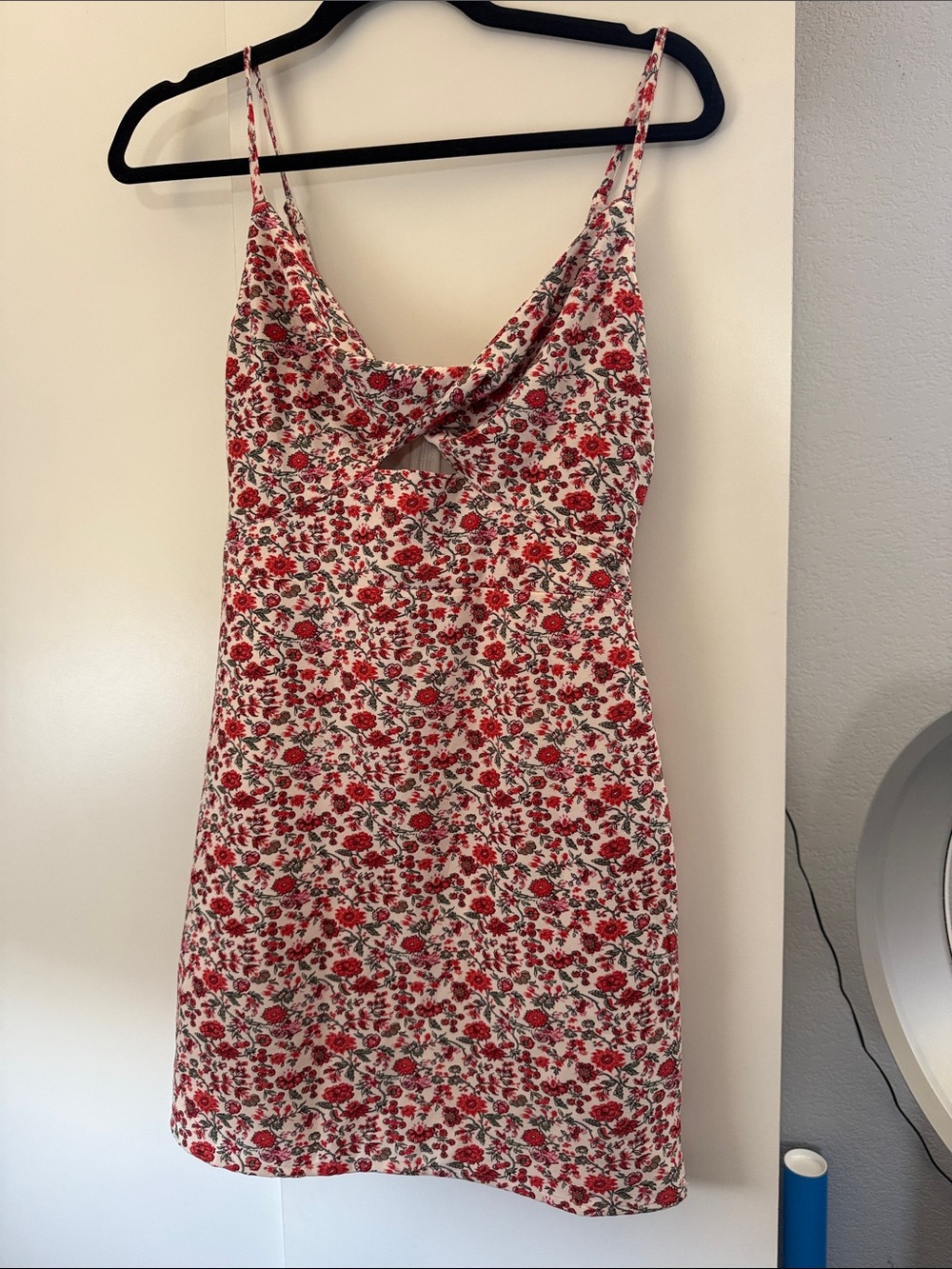 Abercrombie and Fitch red floral dress